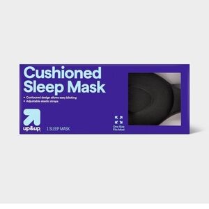 Up & Up Cushioned Black Sleep Mask NEW